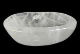 Polished Quartz Bowl - Madagascar #169152-2